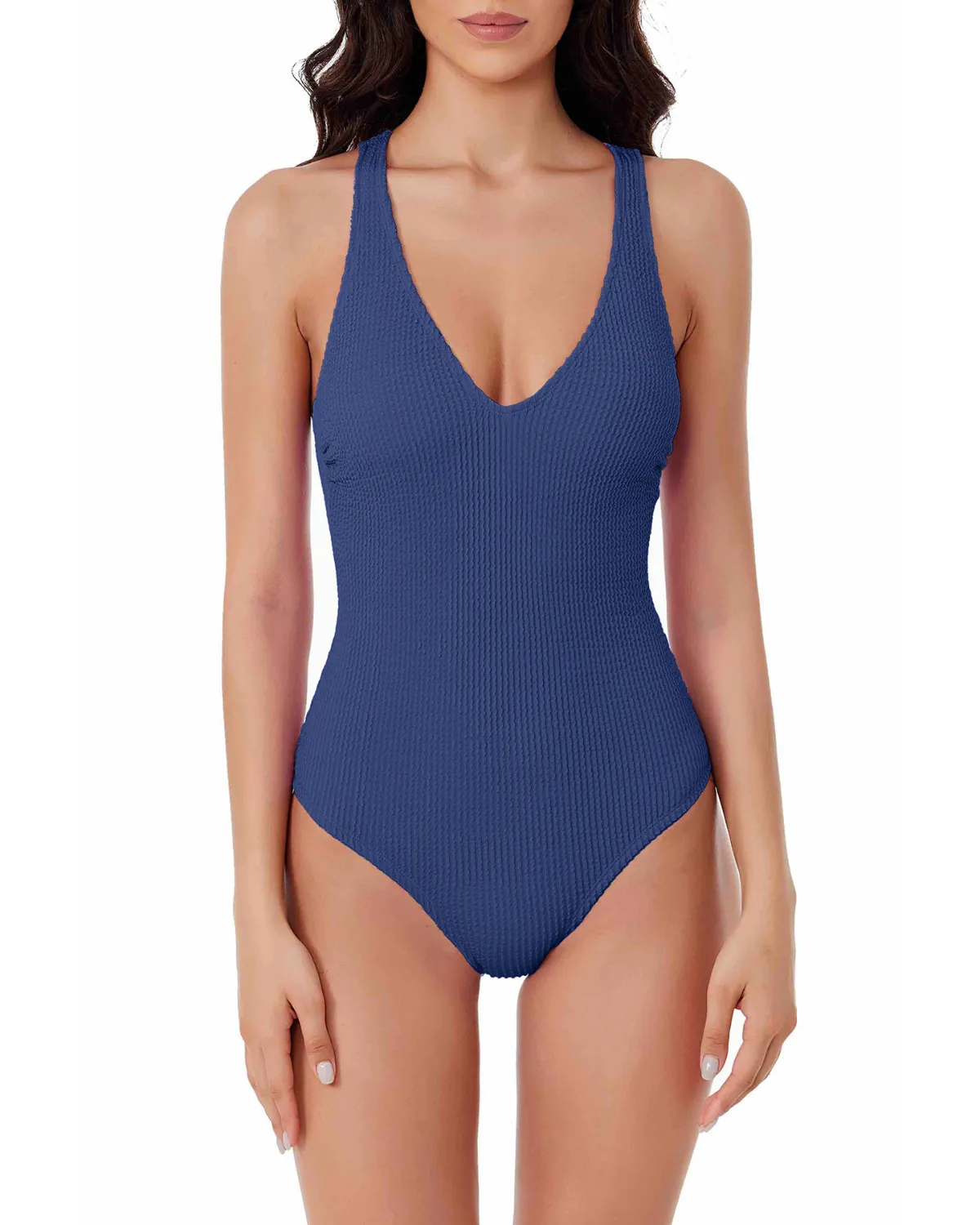 2024 BCA by Rebecca Virtue Textured Scoop Front One Piece (More colors available) - 1611441