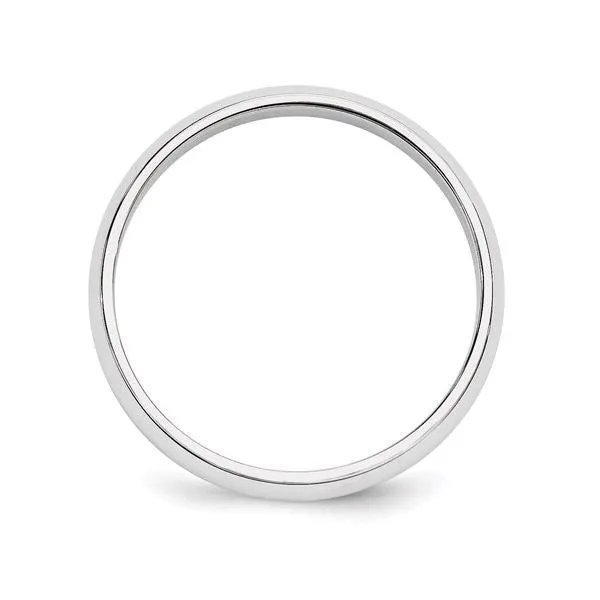 5MM White Gold Wedding Band