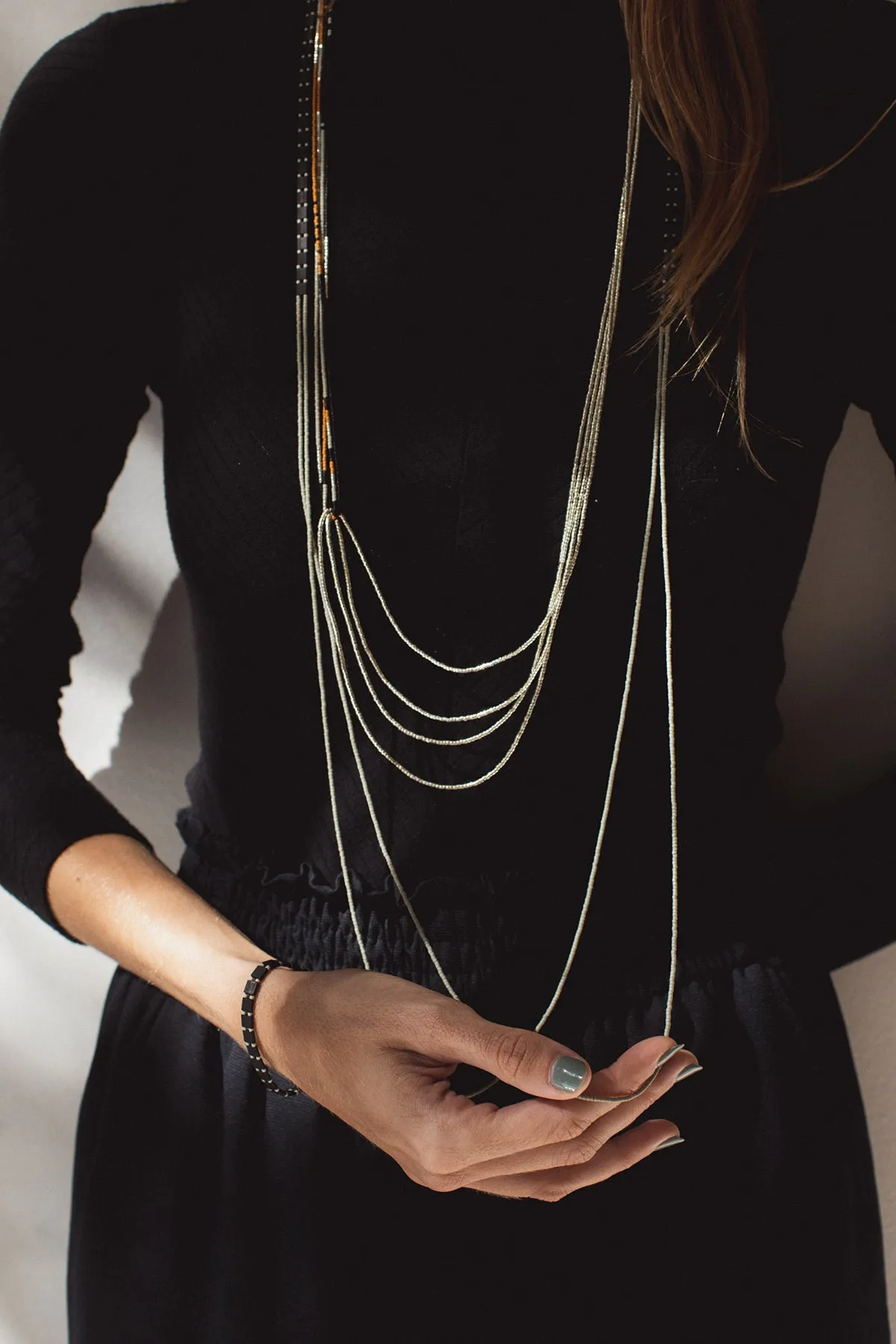 Alluvial Ryn Necklace, Cloudscape