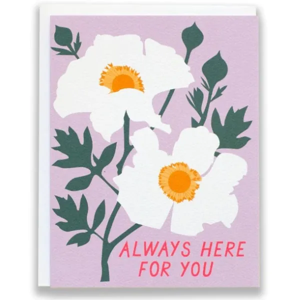 Always Here For You Sympathy Card