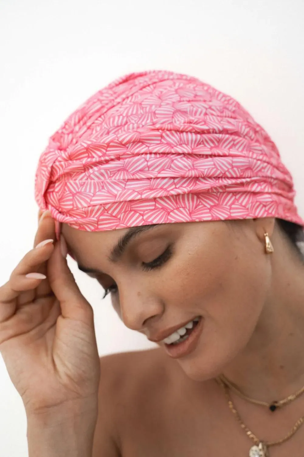 Amelie shower cap in Sweet Shells