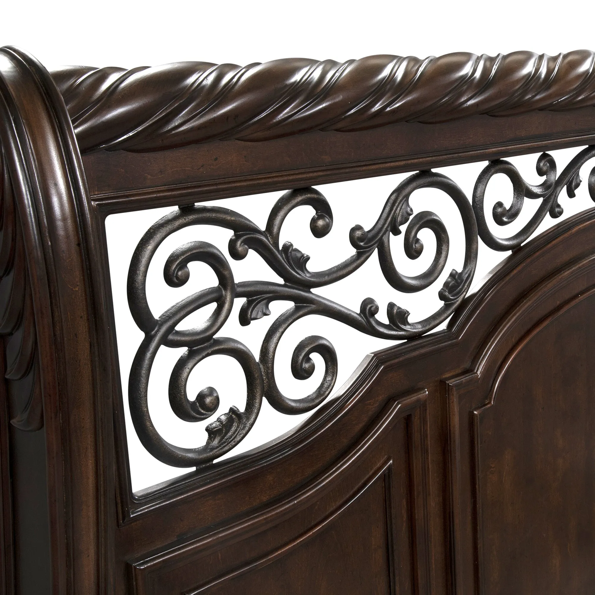 Arbor Place 575-BR-QSL Queen Sleigh Bed