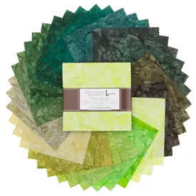 Artisan Batiks Solids - Prisma Dyes Rainforest Batiks Charm Pack