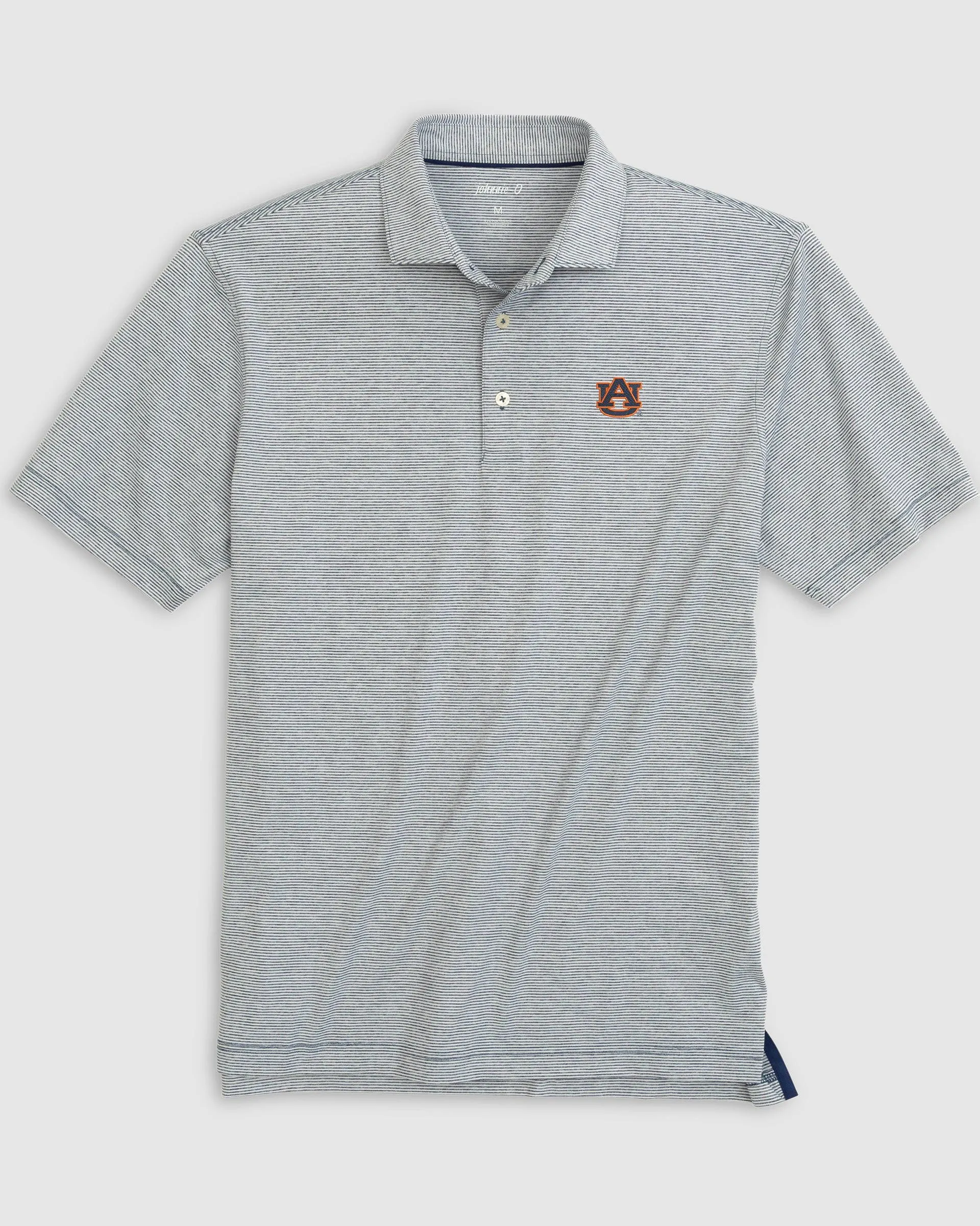 Auburn Lyndonn Striped Jersey Performance Polo