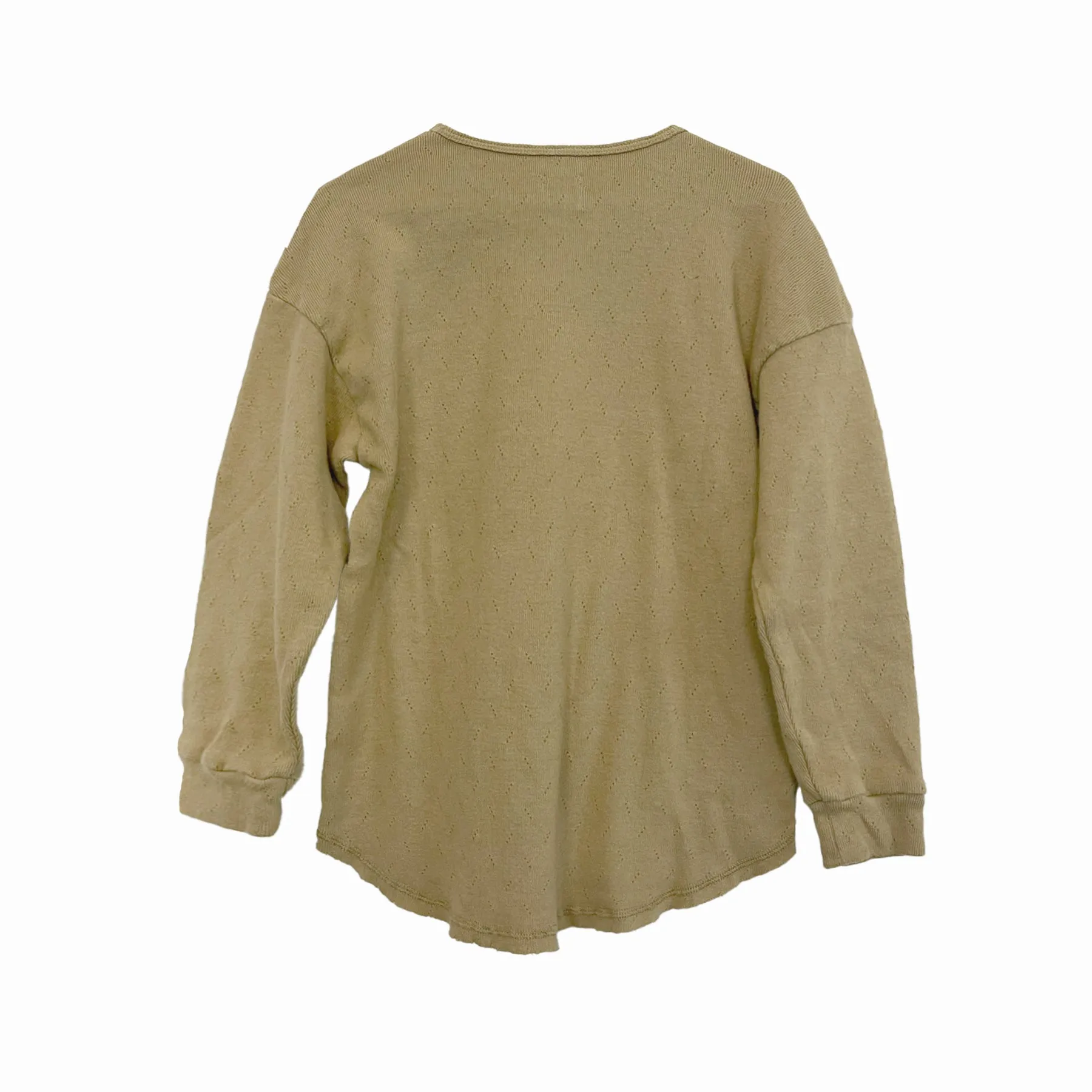 Axl Pointelle Rib Long Sleeve