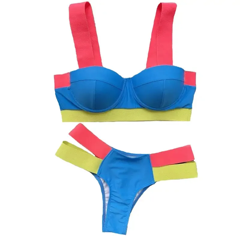 Bandage Bikini Push Up Swimwear