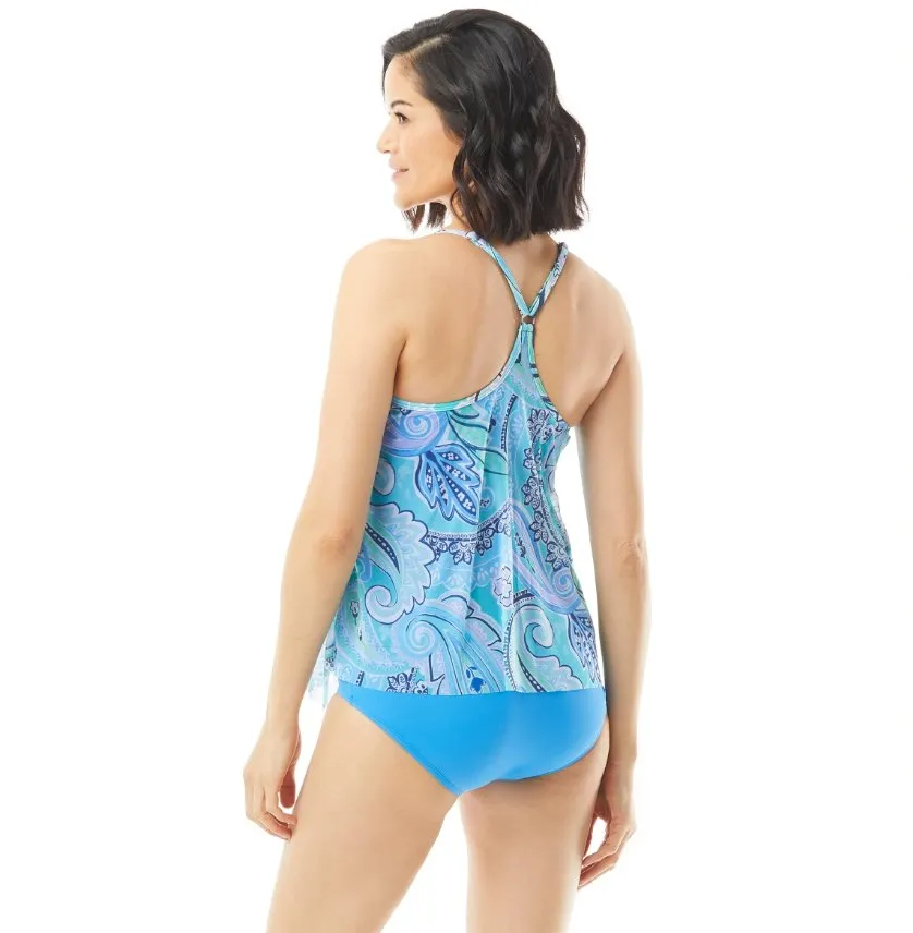 BEACH HOUSE KERRY MESH LAYER TANKINI