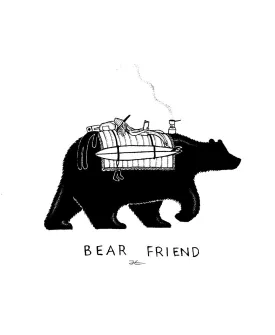 Bear Friend - Print/ Framed Print