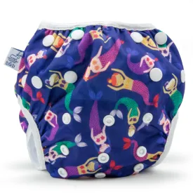 beau   belle littles toddler nageuret reusable swim diaper (2-5yrs) - mermaids