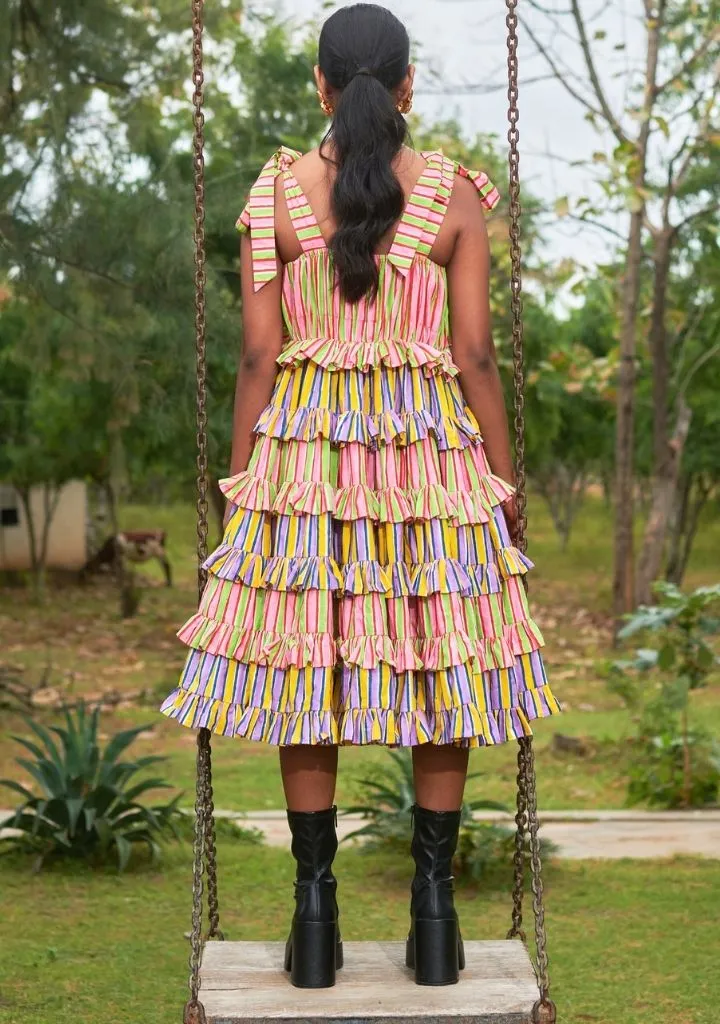 Bonbon Stripes Dress