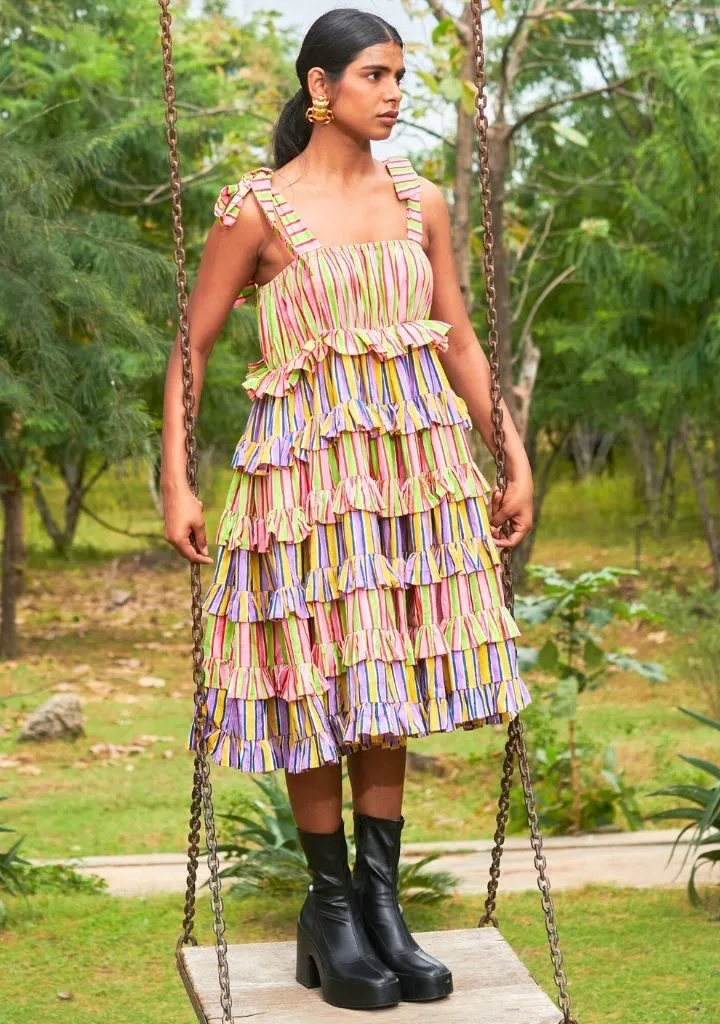 Bonbon Stripes Dress