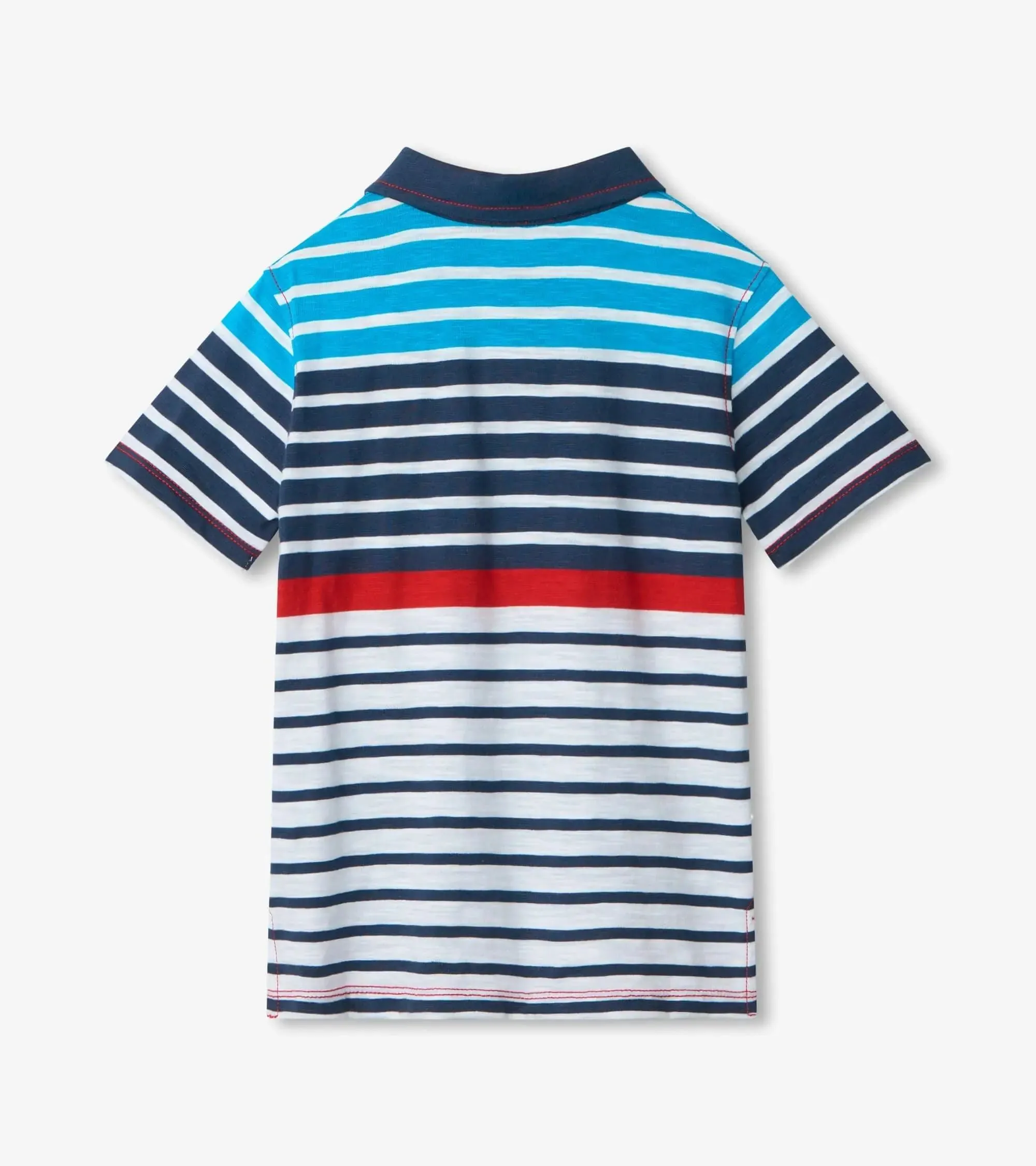 Boys Nautical Stripes Polo Tee | Hatley