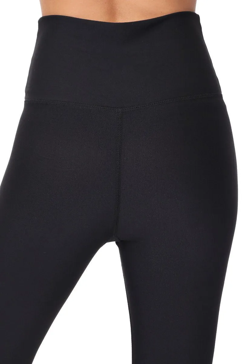 Brianna - Solid Black - Compression  Full-Length Legging (High-Waist)