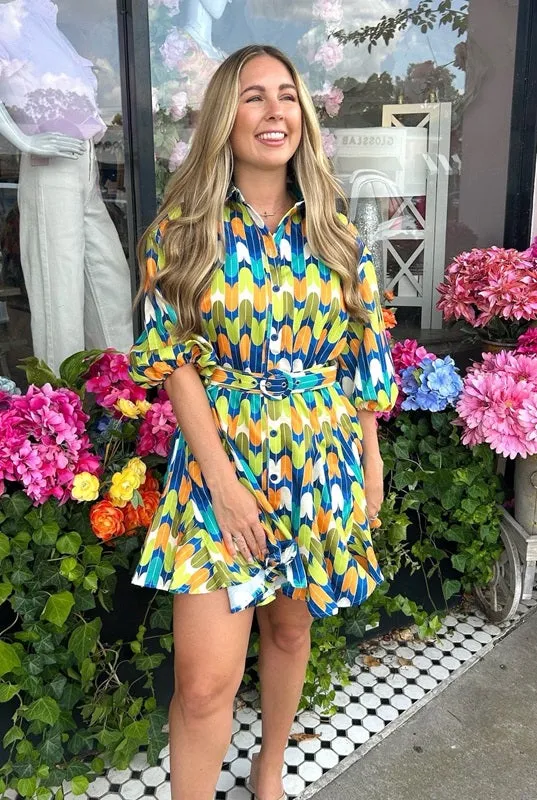 Bridget Printed Dress