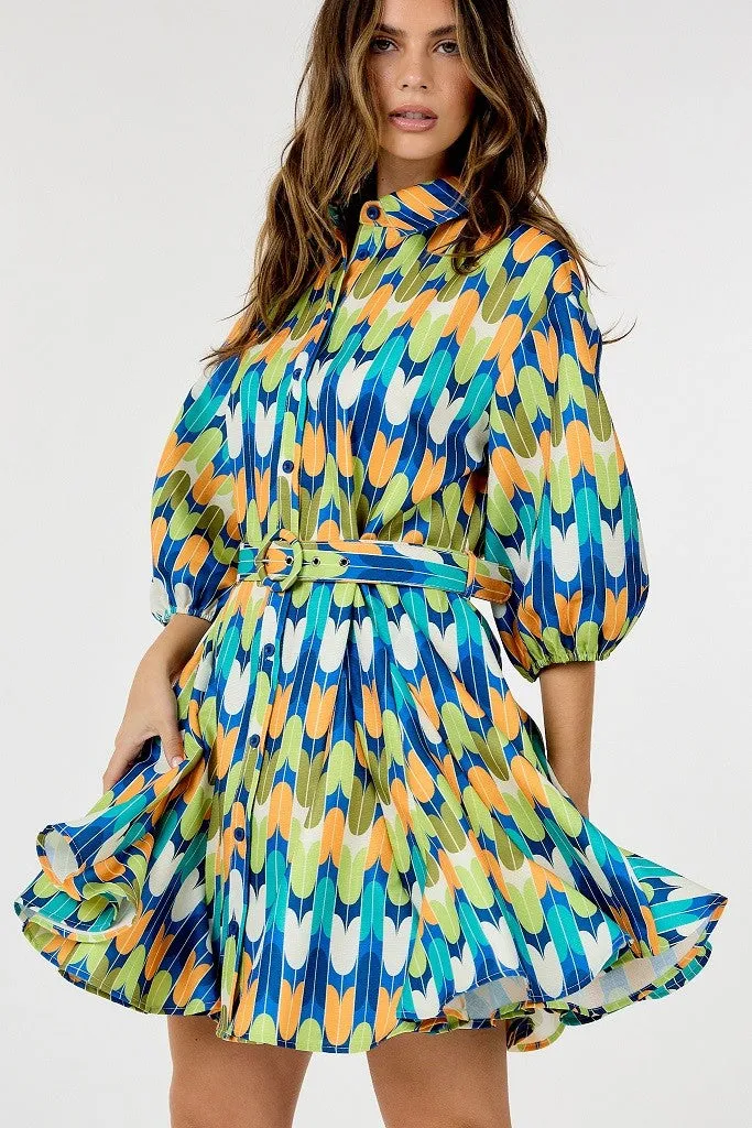 Bridget Printed Dress