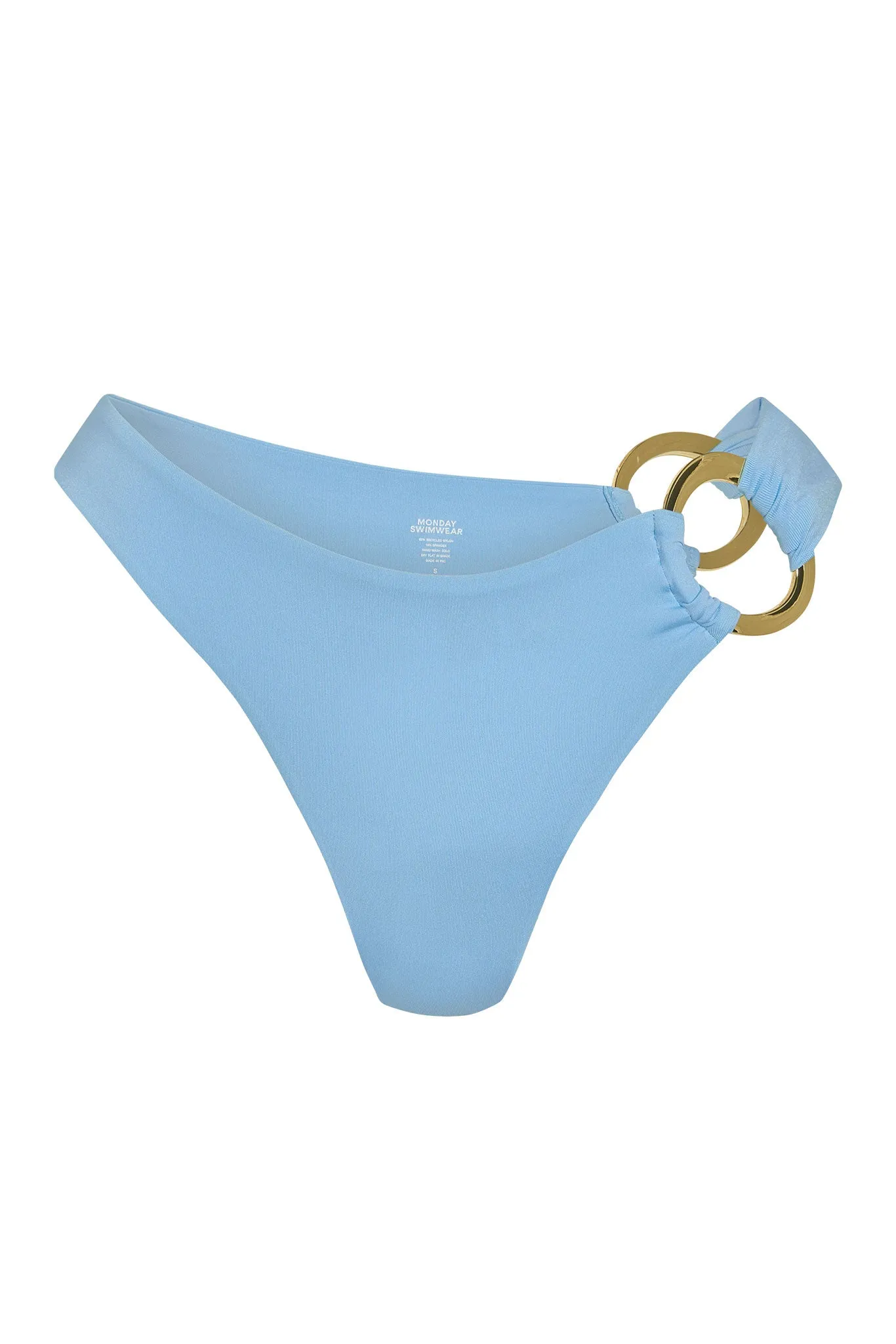 Bronte Bottom in Ibiza Blue: Enhanced Swimwear