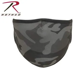 Camo 3-Layer Polyester Face Mask