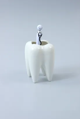 Ceramic Tooth Pen Holder