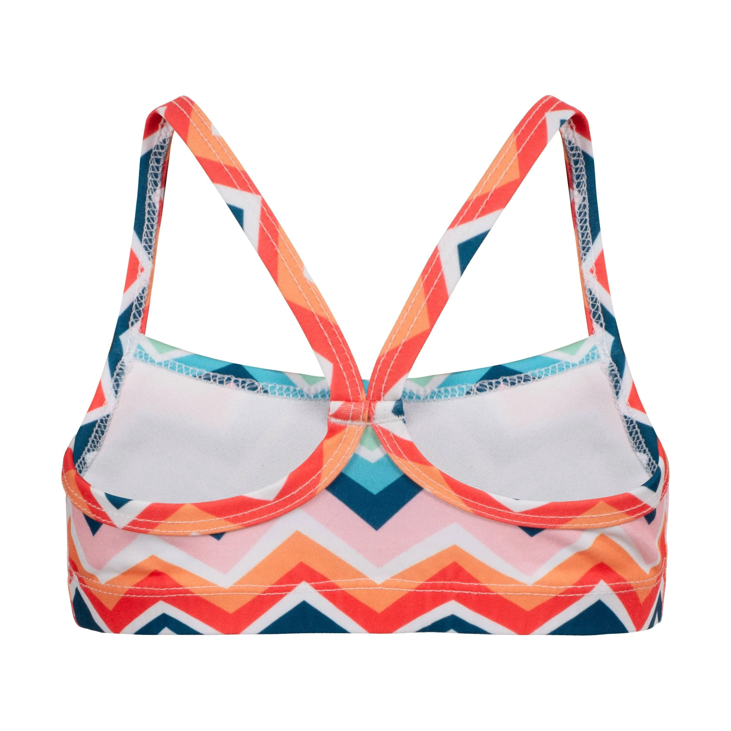 Chevron Colour Burst Bikini Top