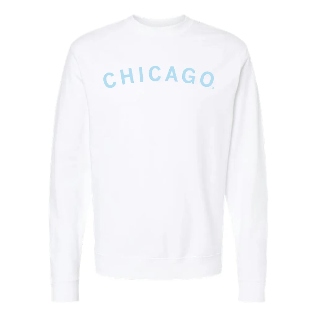 Chicago Curved Logo Crew Sweatshirt