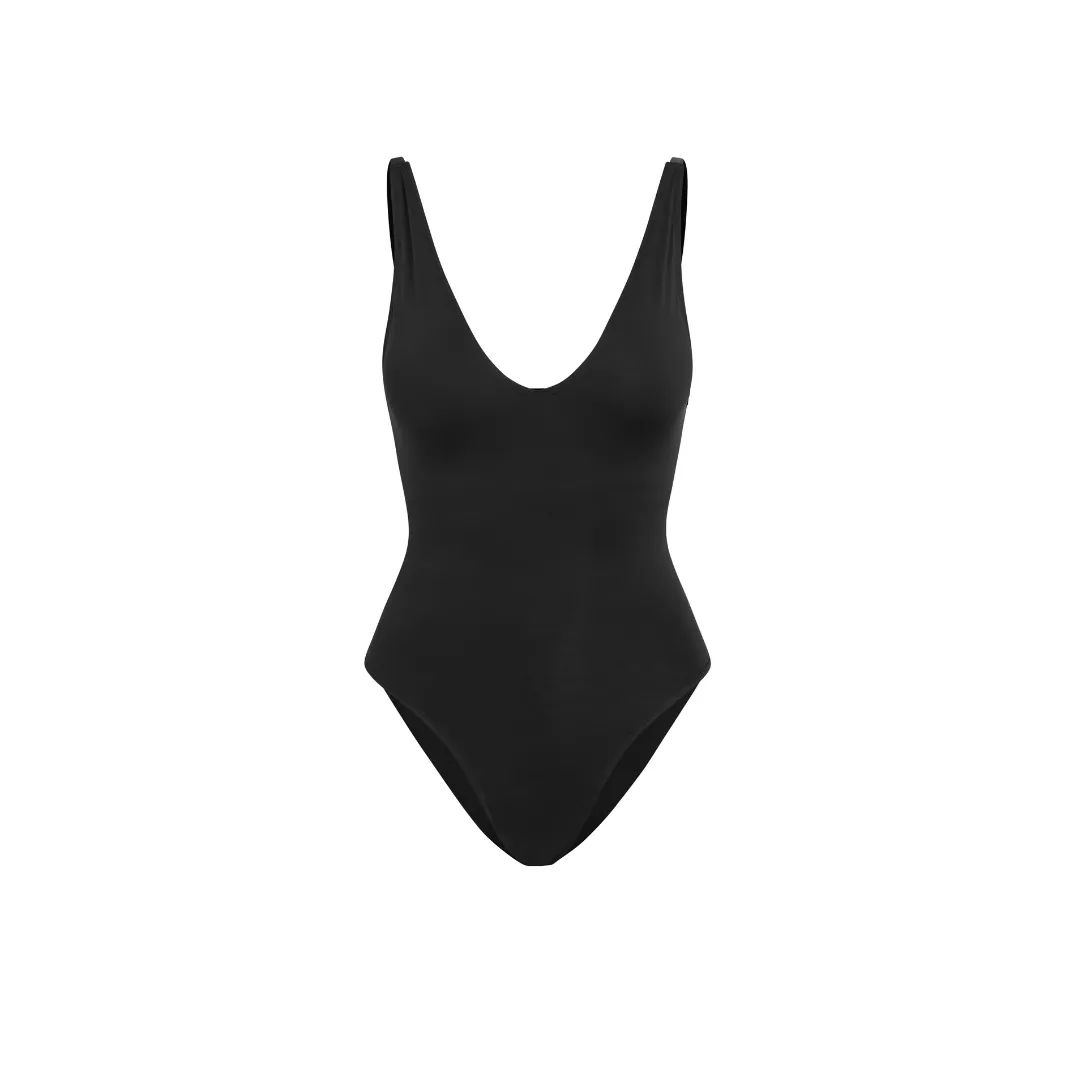 Crisscross One Piece (Black)