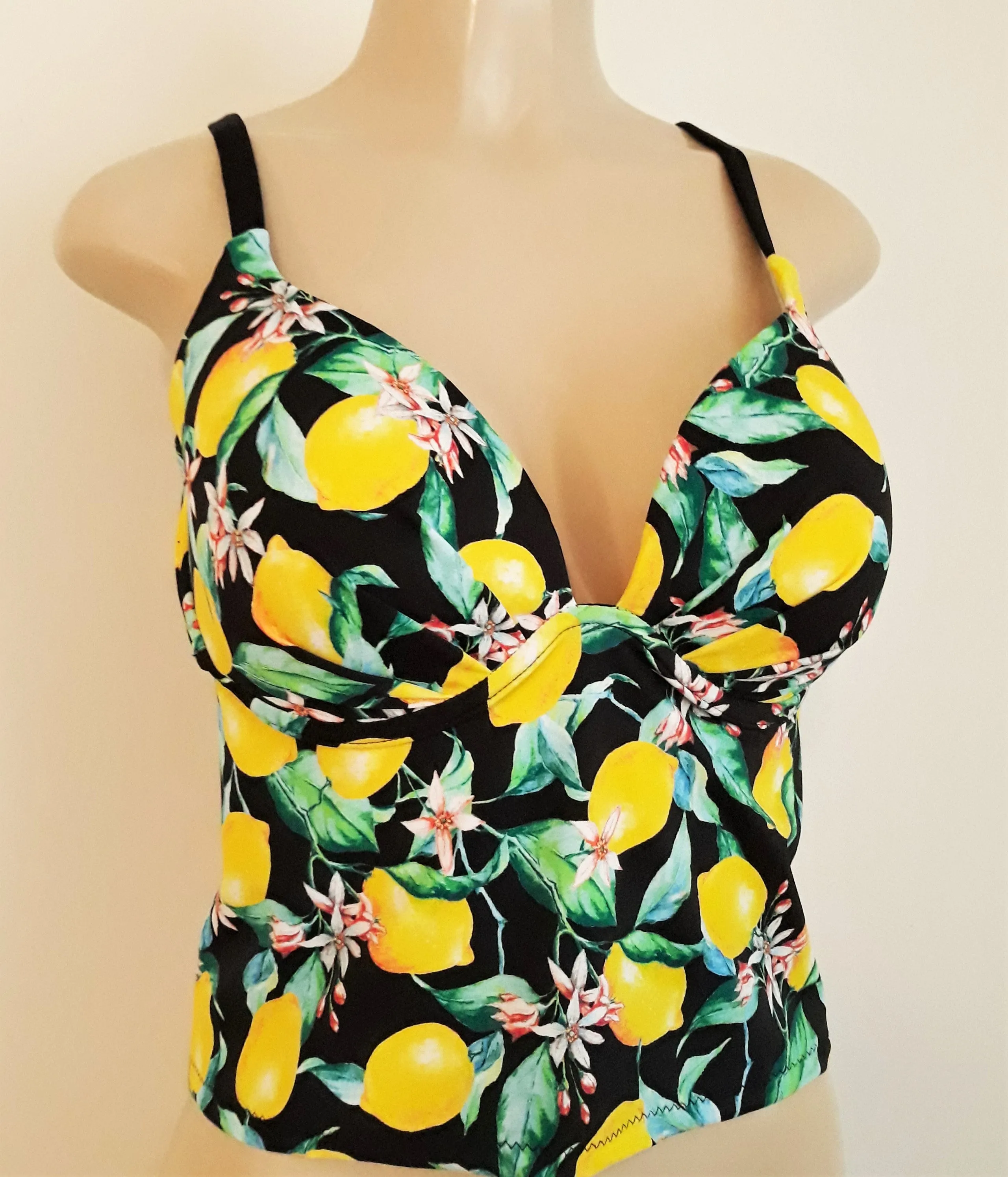 Custom Made Tankini Push Up Underwire Top