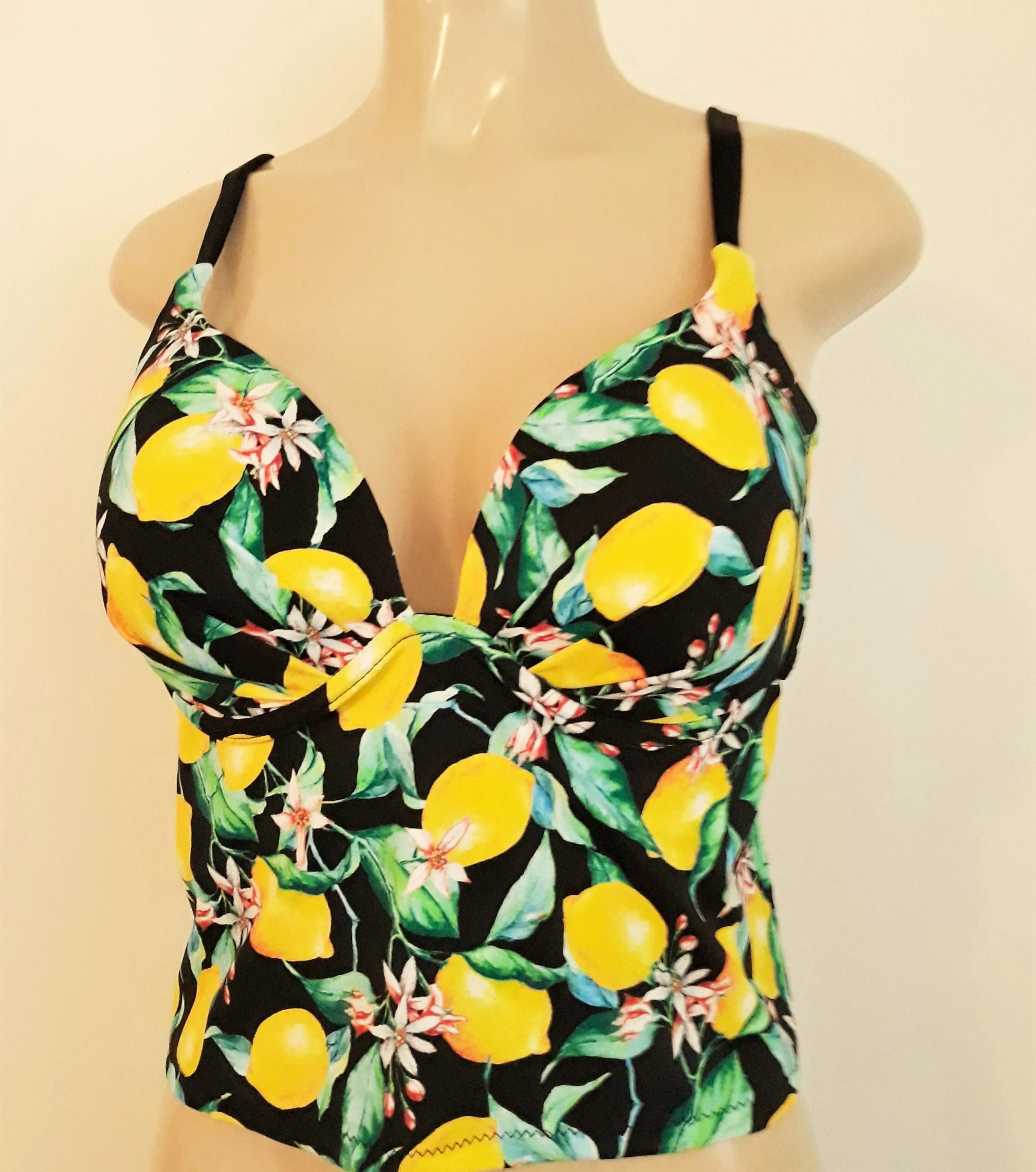 Custom Made Tankini Push Up Underwire Top