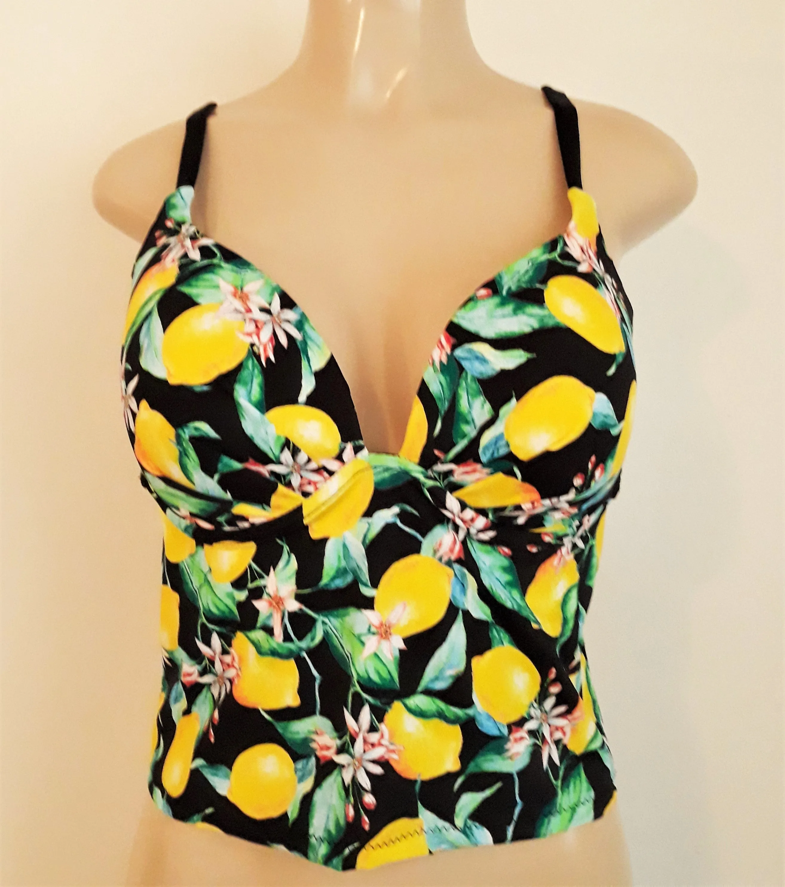 Custom Made Tankini Push Up Underwire Top