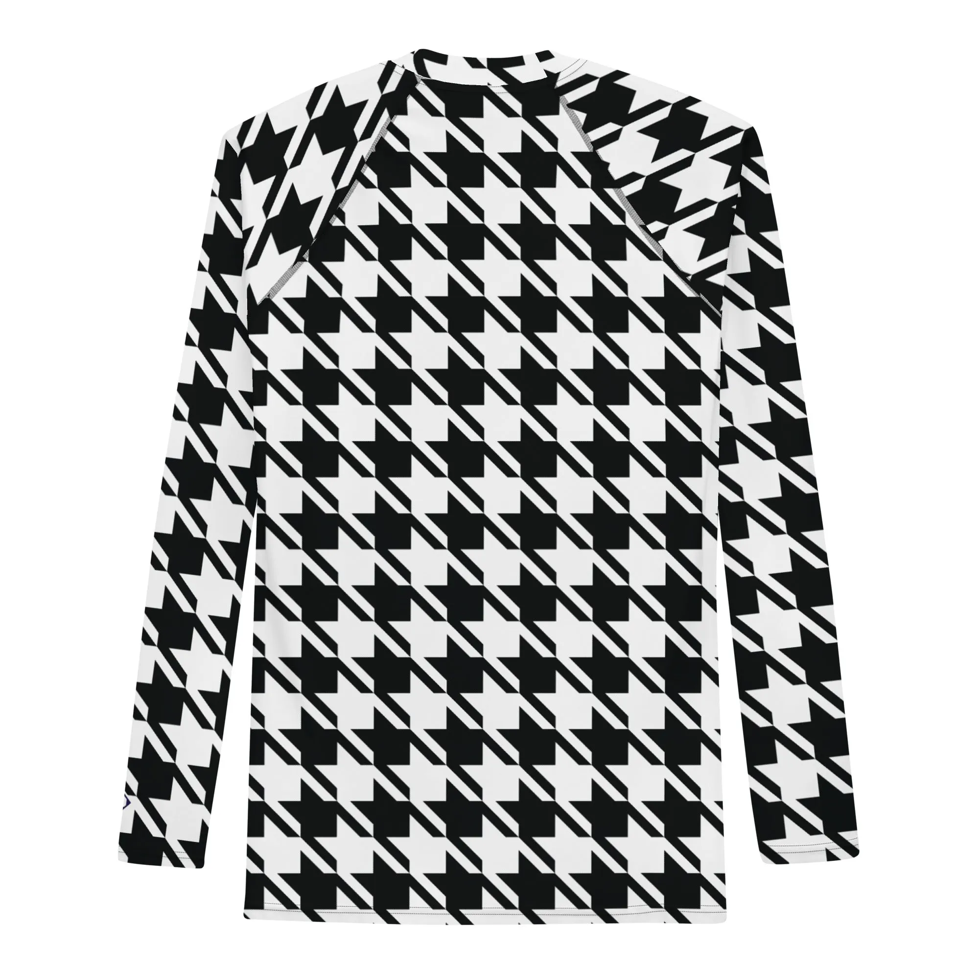 Dapper Defense: Men's Houndstooth BJJ Rashie