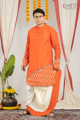 Dheu Exclusive - Designer Kurta-Dhoti(Optional) Set