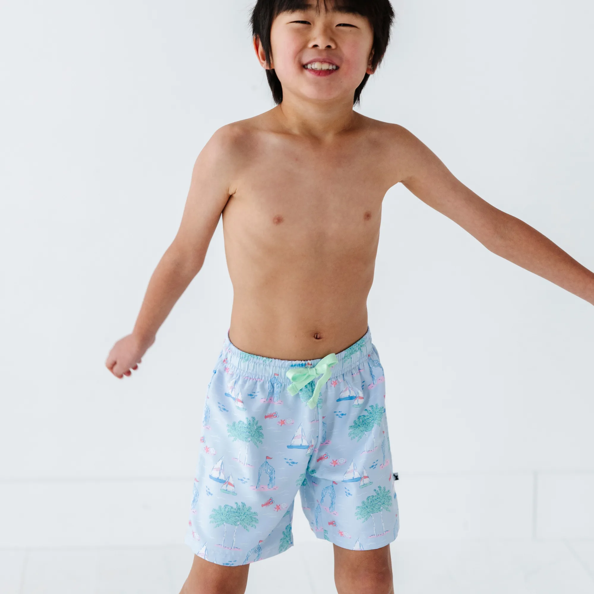 Dreams for Sail Boys Swim Trunks