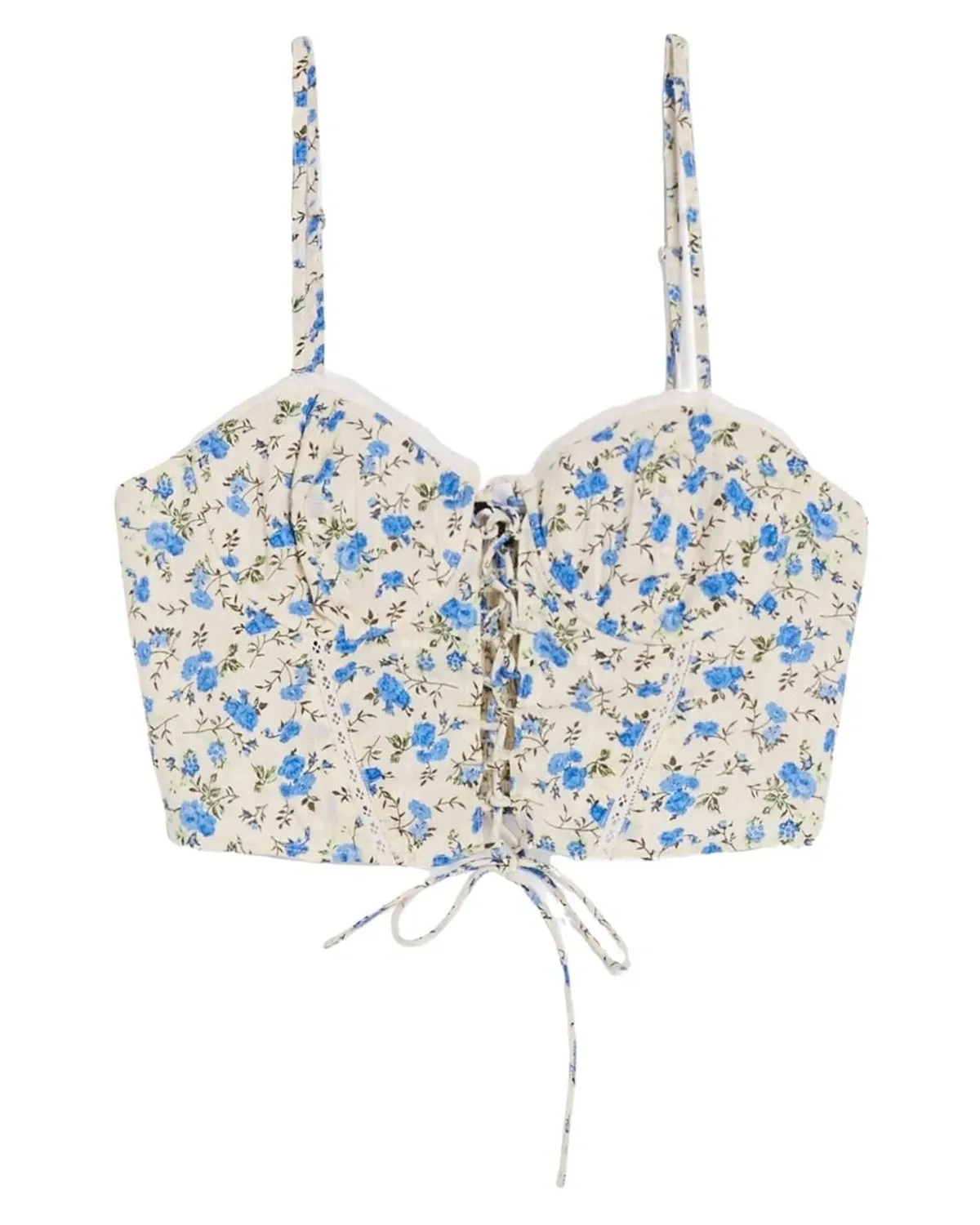 FLORAL PRINTED BRALETTE TOP