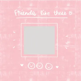 Friends Like This - Pink - Medium