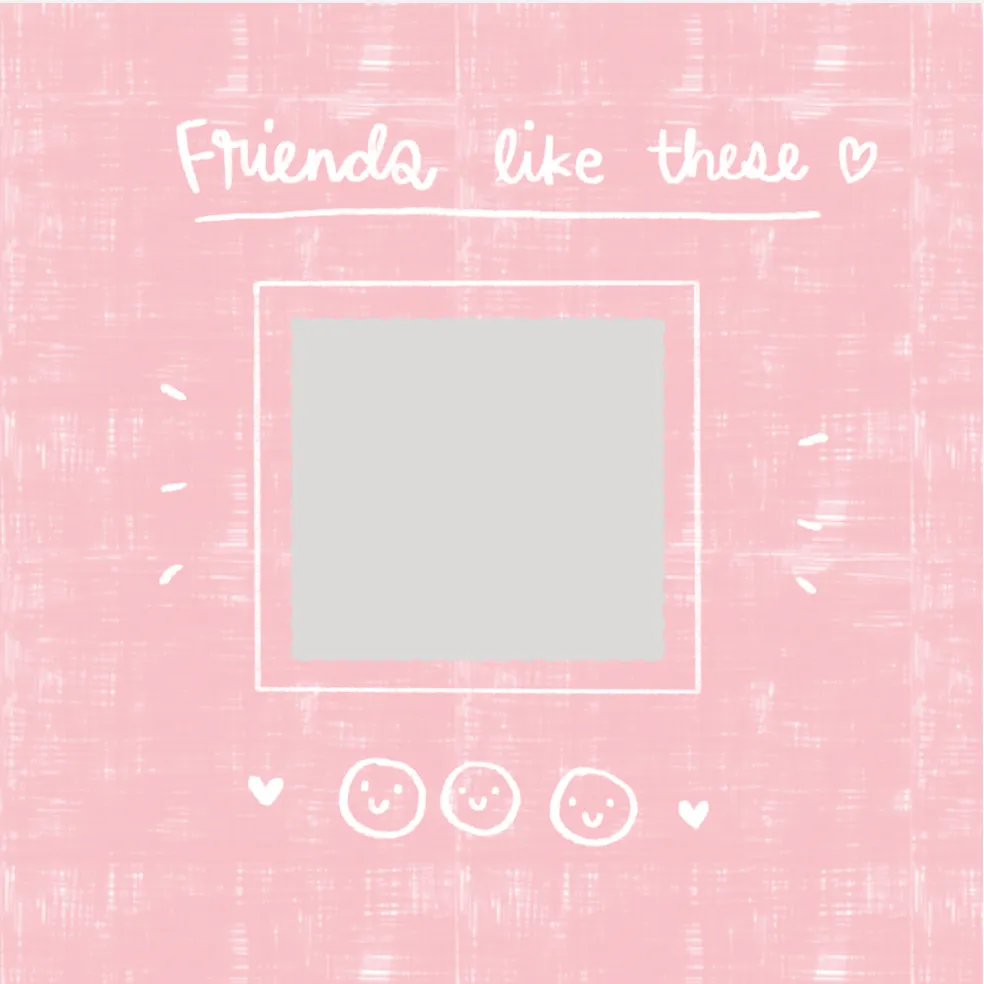 Friends Like This - Pink - Medium