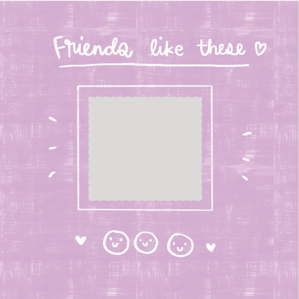 Friends Like This - Purple - Medium