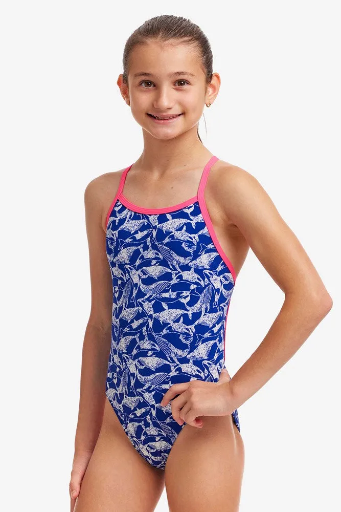 GIRL'S BEACHED BRO SINGLE STRAP ONE PIECE