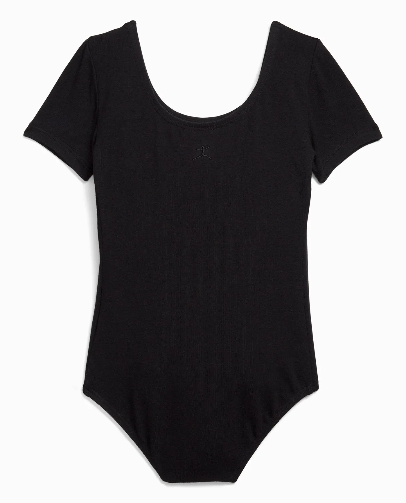 Girl's Cotton Short Sleeve Leotard