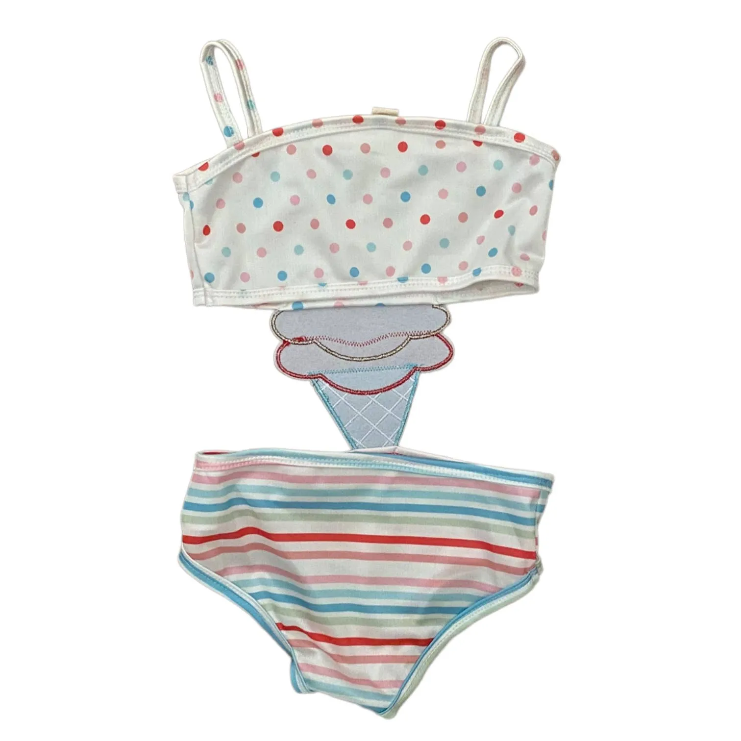 Girls Ice Cream Multicolor Monokini Swimsuit Size 80 or 12-18 Months