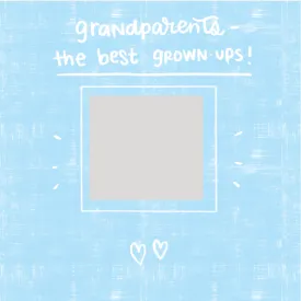 Grand Parents - Blue - Medium