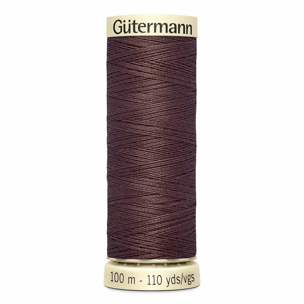 Gutermann Polyester Thread 100m #575 Saddle Brown