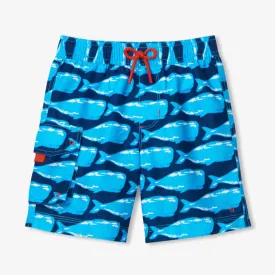 Hatley Whale Pod Board Shorts