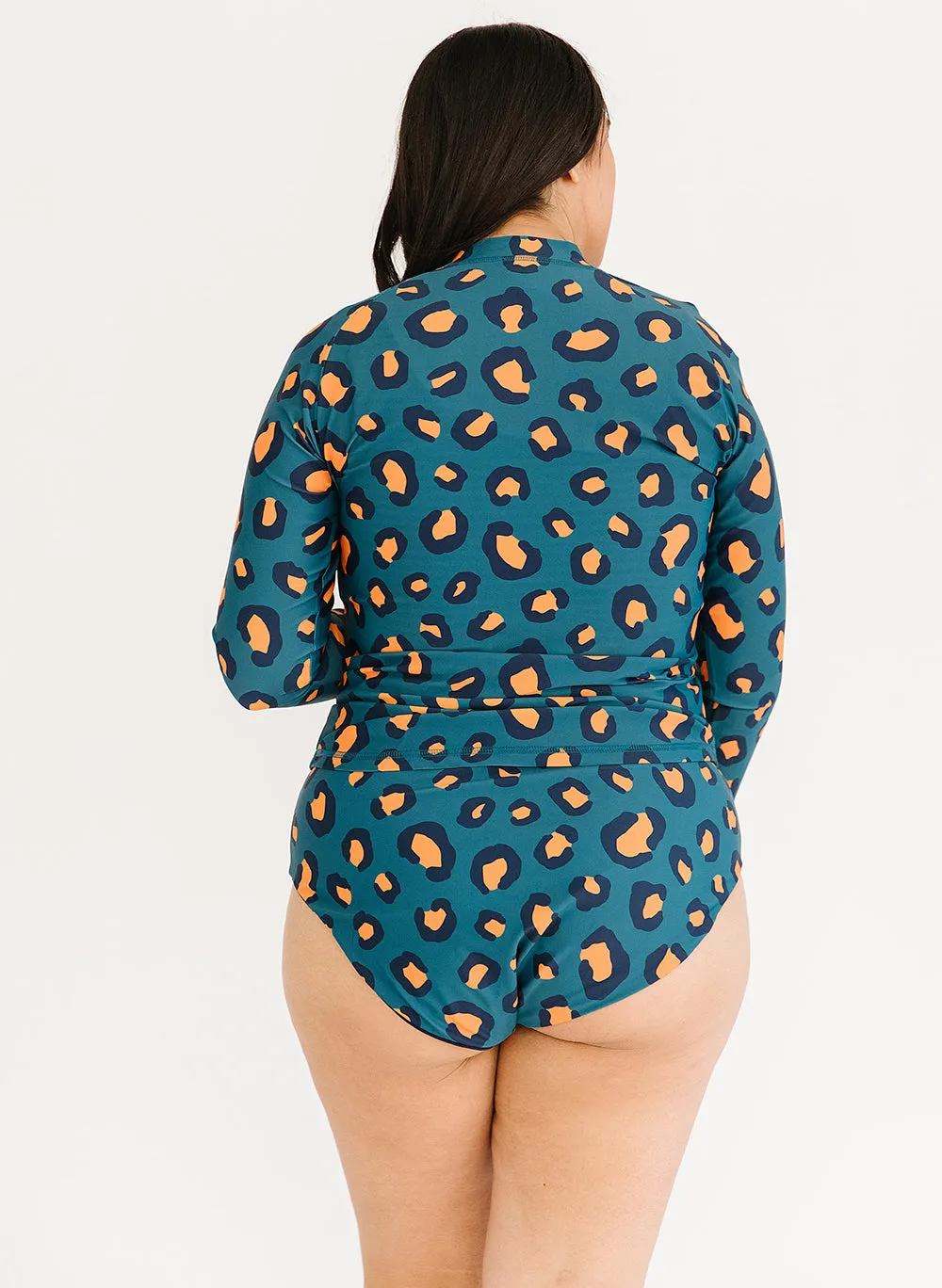 Jade Leopard Rash Guard