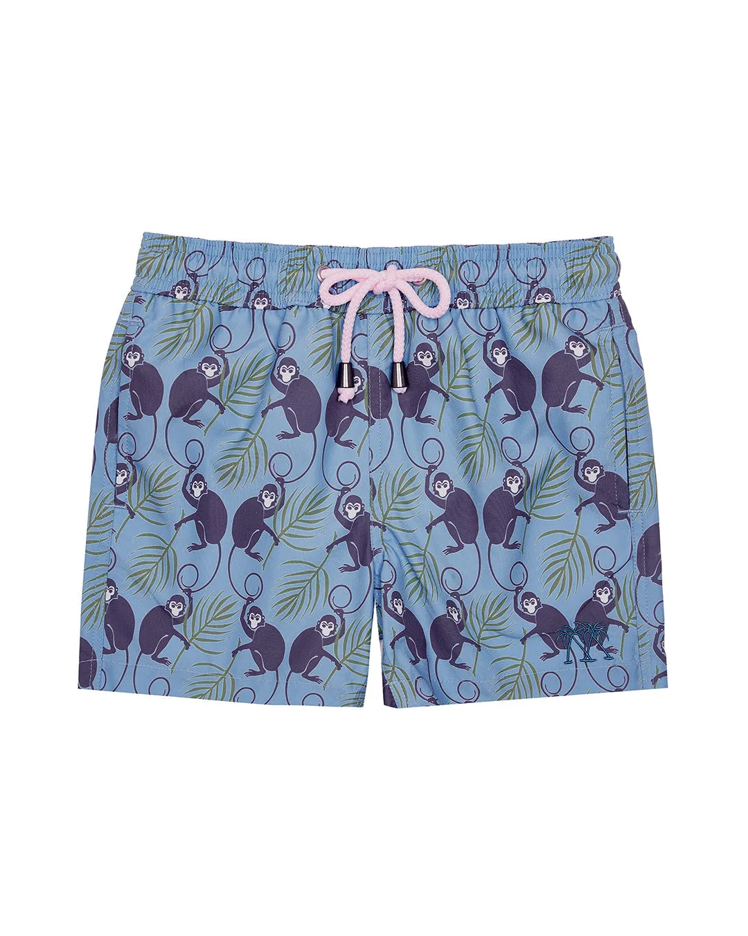 Kids' Swim Shorts MONKEY & PALMS