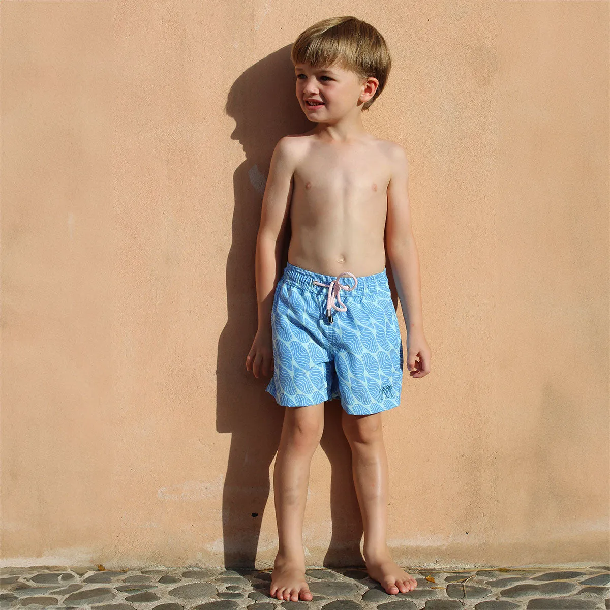 Kids' Swim Shorts STRIPED SHELL