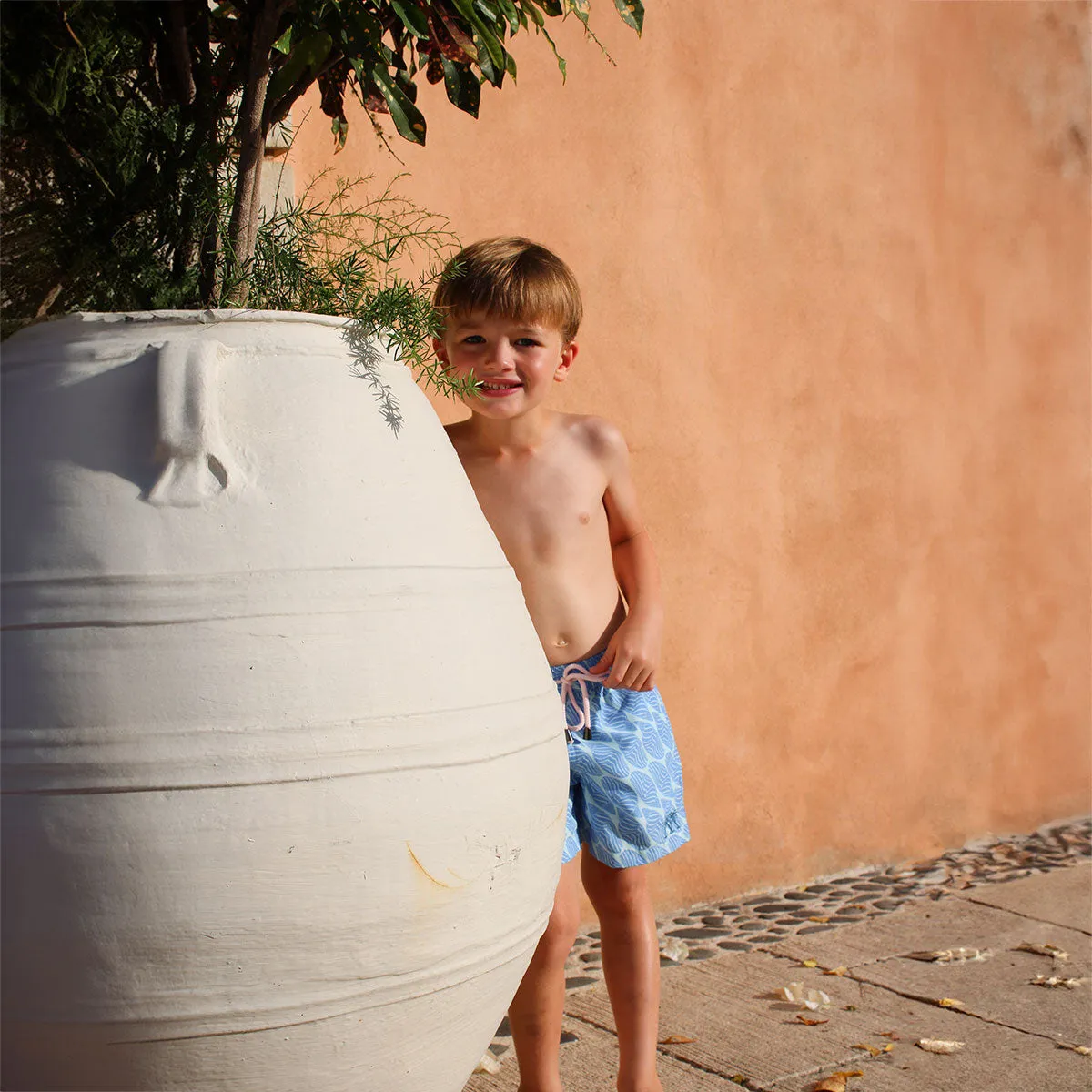 Kids' Swim Shorts STRIPED SHELL