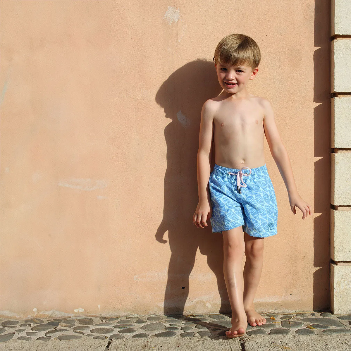 Kids' Swim Shorts STRIPED SHELL