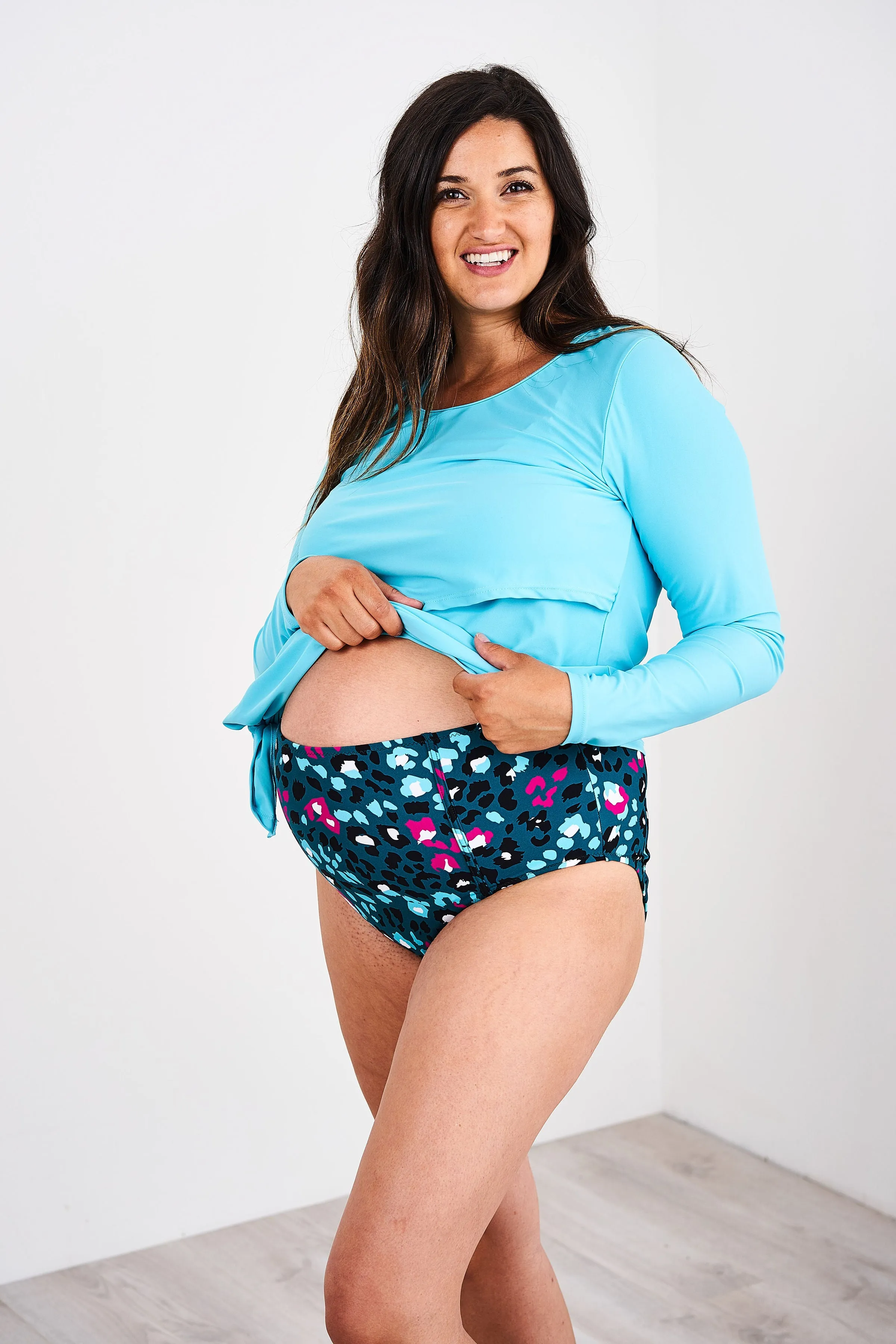 Latched Mama Mix & Match High Waisted Swim Bottoms - Last Chance