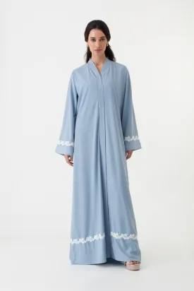 Light Blue Abaya Dress