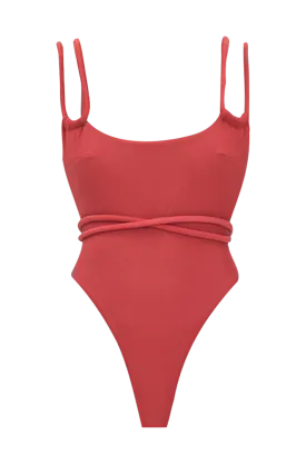 Lima Red One Piece Swimsuit