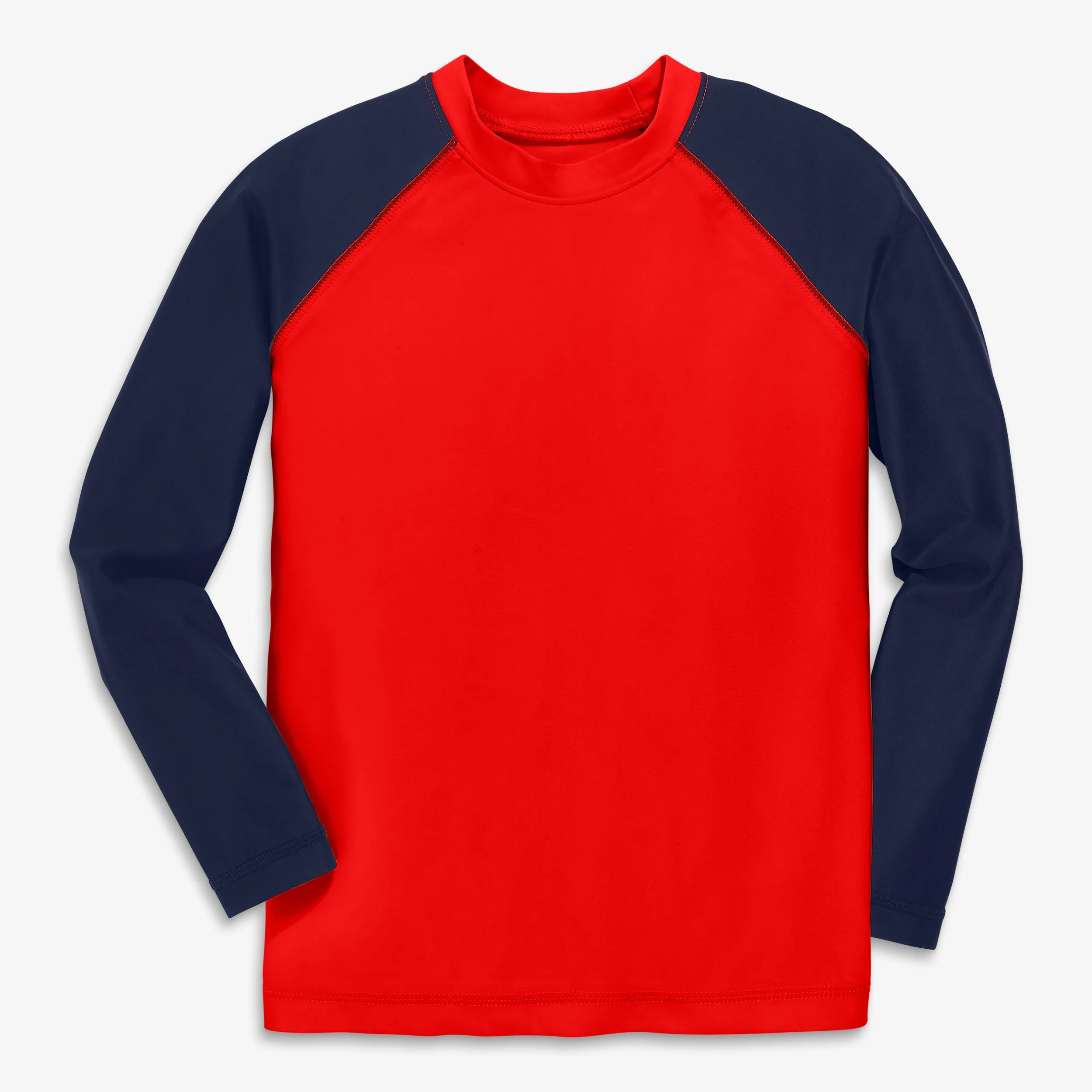 Long sleeve baseball rash guard